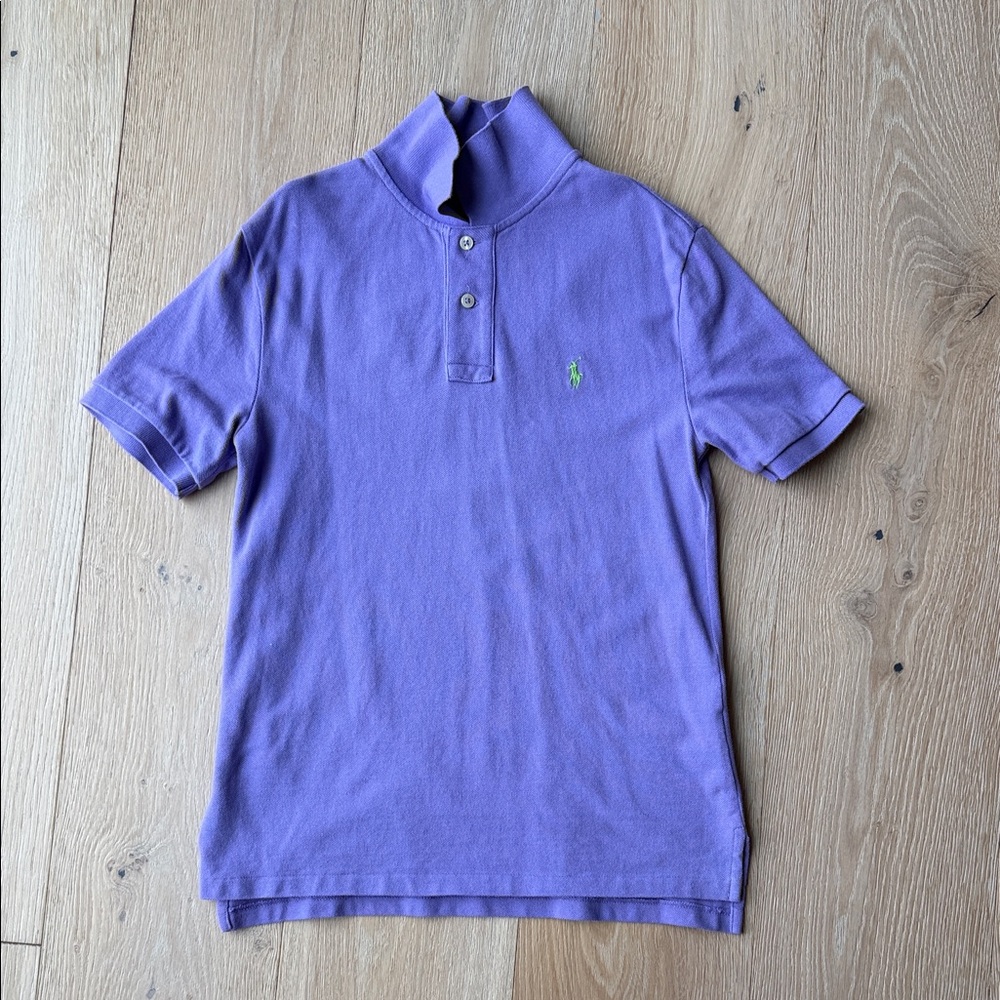 Polo by Ralph Lauren Lavender Polo Shirt with Green Pony